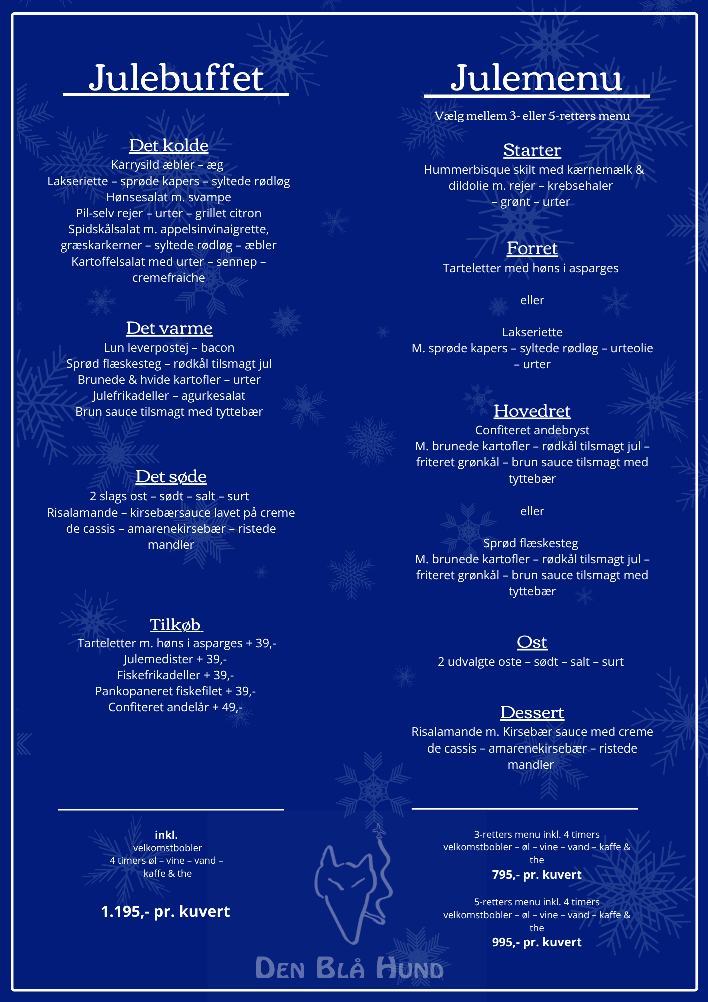 julemenu den bl hund